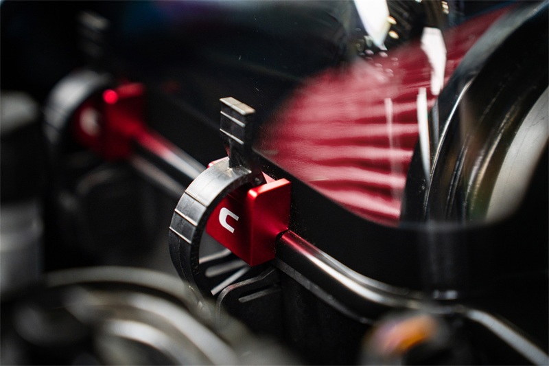 Ford Mustang GT Performance Air Intake - CORSA Performance - Carbon Fiber Closed Box + Dual Carbon Fiber Ducts + DryTech Air Filters - Glossy - `24-`25